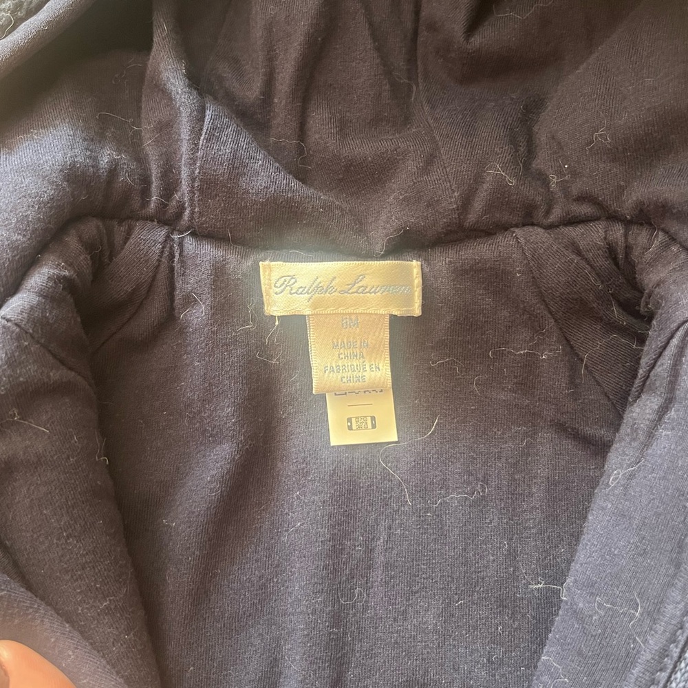 Ralph Lauren bear ear fleece jacket - Picture 3 of 5